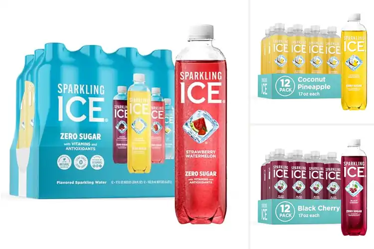 Detailed view of Best 17 Fl Oz Sparkling Water Bottle Pack