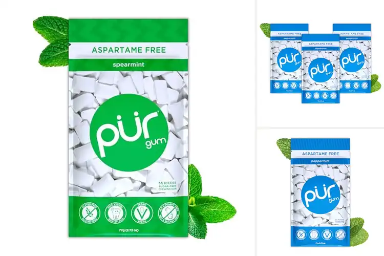 Detailed view of Best Aspartame Free Gum for Fresh Breath & Healthy Smiles