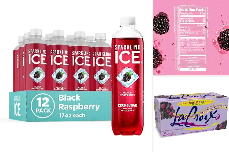 Detailed view of Best Black Raspberry Sparkling Water
