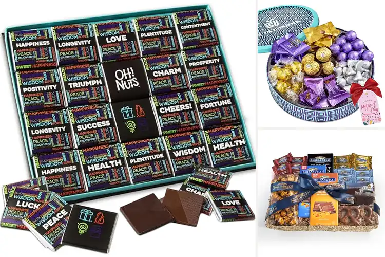 Detailed view of Best Corporate Chocolate Gift Basket