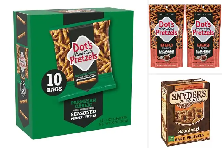 Detailed view of Best Crumbleable Pretzels For Coating