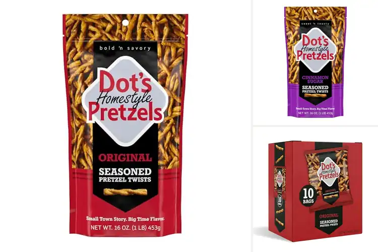 Detailed view of Best Crunch Dot’s Pretzel Twists