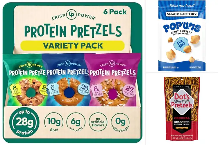 Detailed view of Best Crunchy Pretzel Snacks