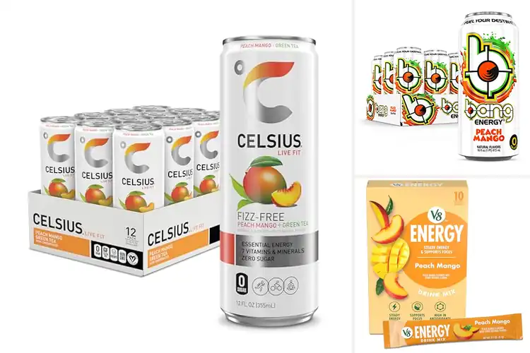 Detailed view of Best Energy Drink With Peach Mango Flavor