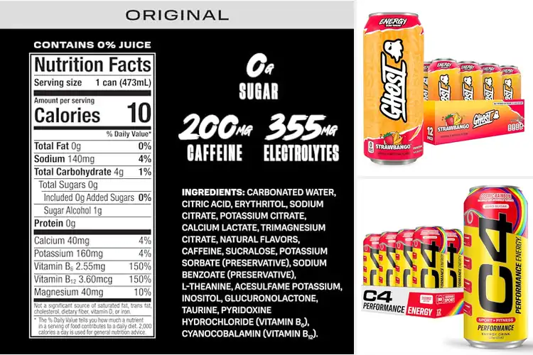 Detailed view of Best Energy Drinks With 200Mg Caffeine