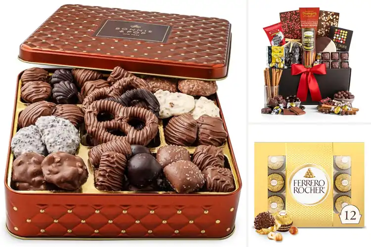 Detailed view of Best Gourmet Chocolate Gift Baskets