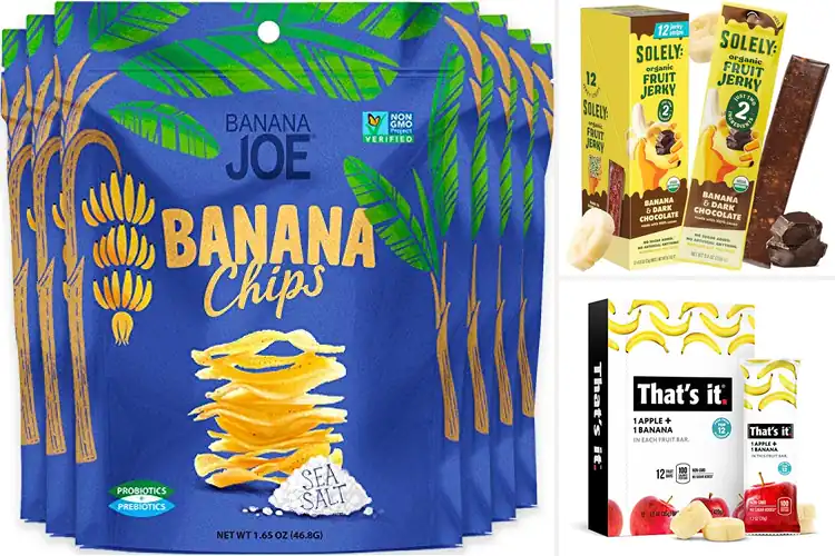 Detailed view of Best Healthy Bananas: Crunchy, Chewy, Guilt-Free Energy