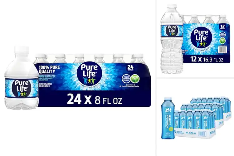 Detailed view of Best Hydration Water Bottled Pack