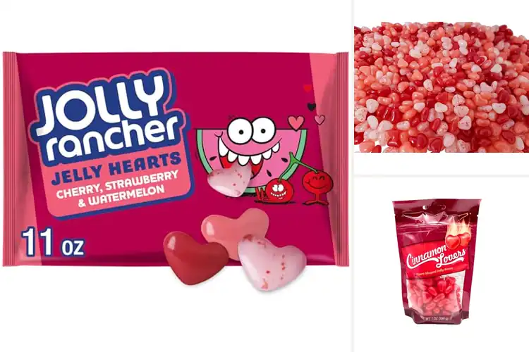 Detailed view of Best Jelly Hearts Candies