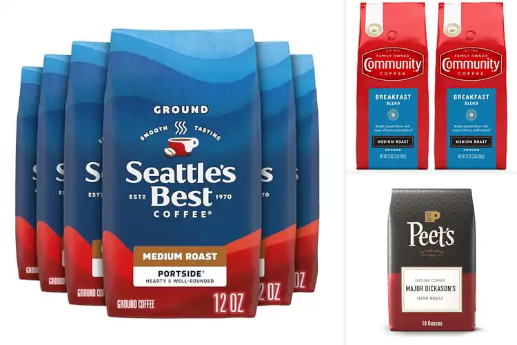 Detailed view of Best Medium and Dark Roast Coffee Blends