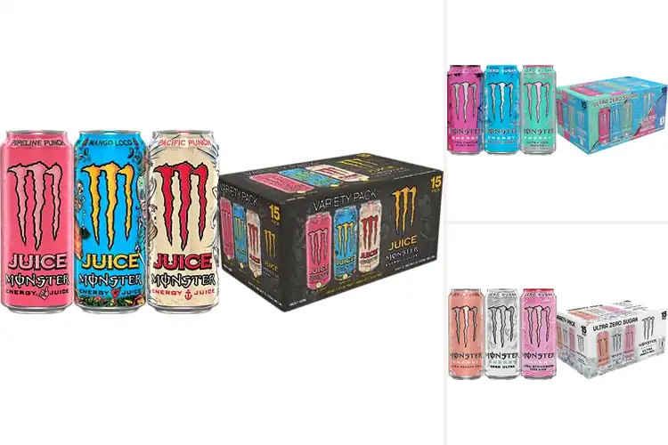 Detailed view of Best Monster Energy Varieties
