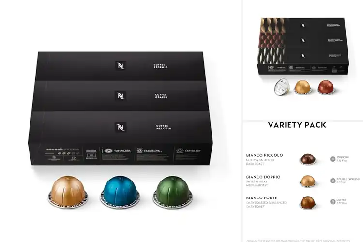 Detailed view of Best Vertuo Line Coffees