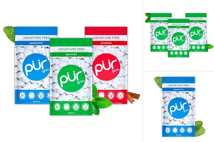 Detailed view of Best Xylitol Sweetened Gum: Fresh Breath, Natural Chew